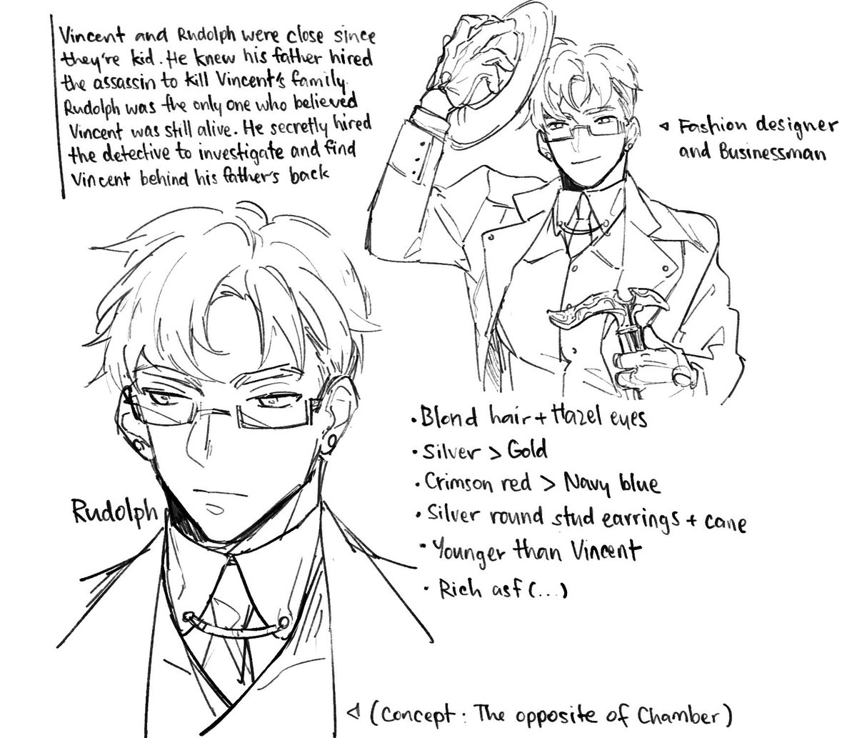 (Sketch) Gold and Silver

If Chamber didn't met Sova, he would become the cold-blooded hunter

The idea of Chamber's alias, named Silver bullet, come from @.Bastion0000's fiction 