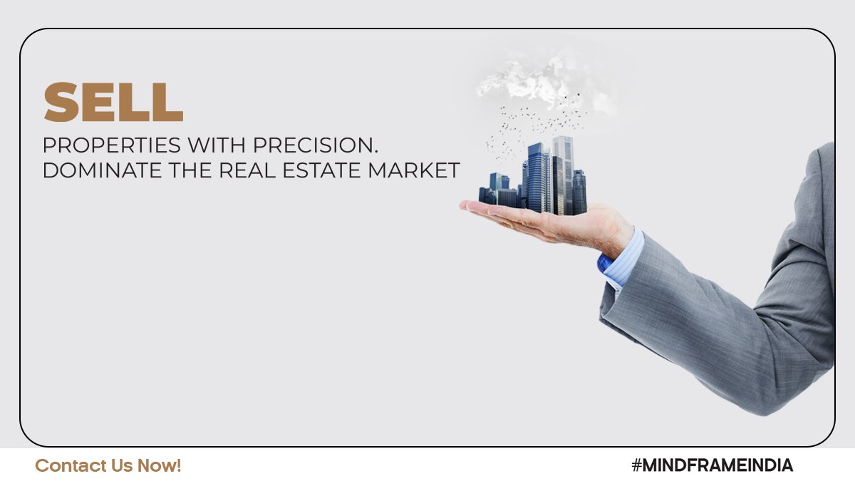 MindFrameIndia's tweet photo. Empowering you to seamlessly sell properties, setting a new benchmark in the market.

Link in with us on https://t.co/Z3upG96H5D
#mindframeindia #mfi #marketing #digitalmarketing
#marketing #advertising #advertisingagency
#creativeagency #ads #business #socialmedia #media https://t.co/GEqVsDseql