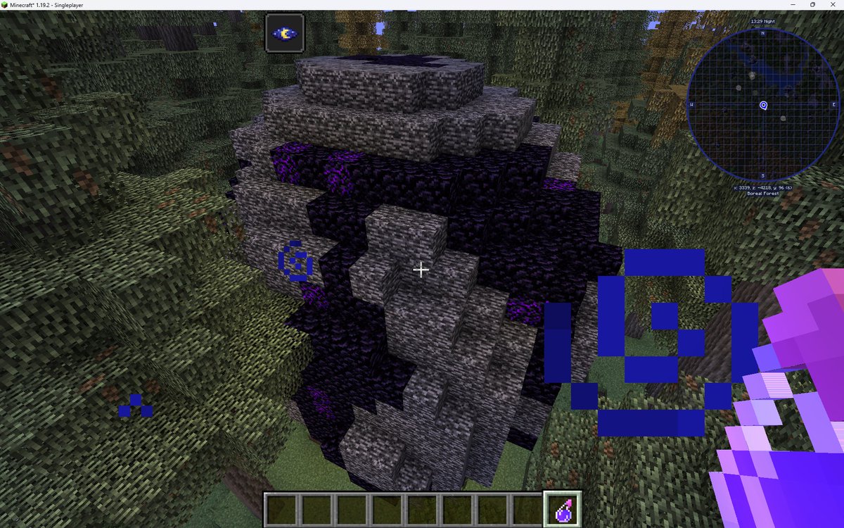 TTFTCUTS's tweet photo. @Rosespikes @SangarWasTaken We would like to put single, unlimited bedrock ores inside geodes like these, as the primary long-term source of ores in the pack. https://t.co/8tfsMihau1