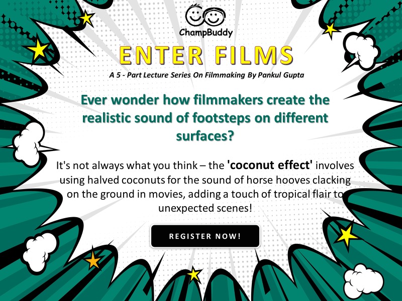 champpbuddy's tweet photo. Did you know about this fact? 🤔 
Register now on https://t.co/ClWeEqHWmO

#FilmmakerSoundMagic #CoconutEffectRevealed #BehindTheScenesAudio #TropicalSoundFX #FilmmakingSecrets #FilmmakingJourney #FilmCreativity #bestdirector #PankulGupta #champbuddy https://t.co/Pu97m4ishG