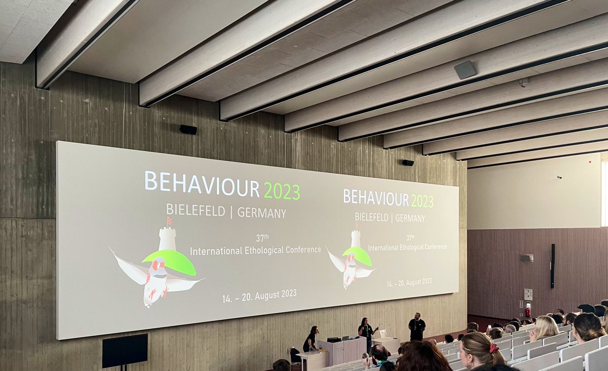 StotraChakraba2's tweet photo. Incredible scenes from the registration desk and the opening ceremony @2023Behaviour 🤩 Excellent vibes, exciting schedule, super thoughtful hosts!! Really looking forward to the week 😍
Representing @Macalester at Bielefeld #Behaviour2023 #AnimBehav #AcademicConference #heymac https://t.co/nwnzfFMvby