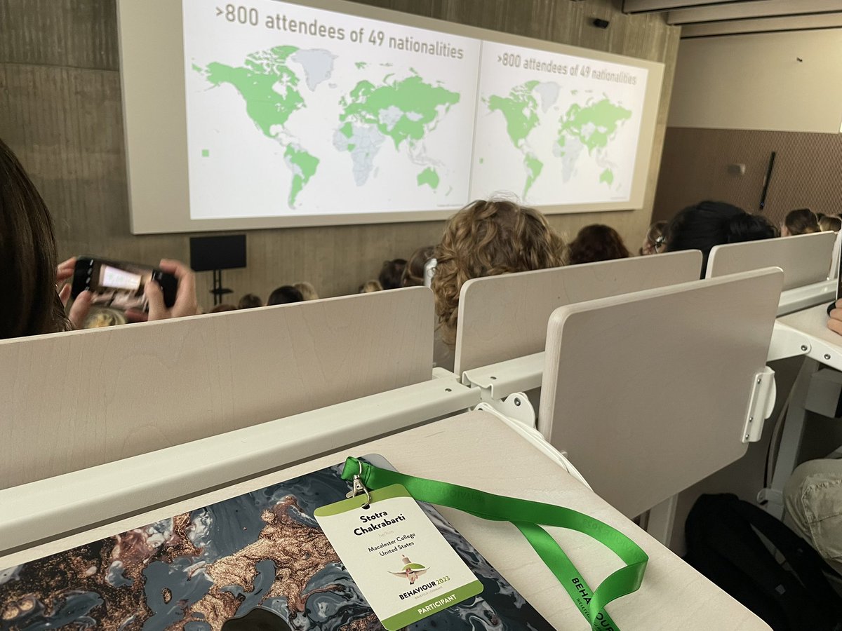 StotraChakraba2's tweet photo. Incredible scenes from the registration desk and the opening ceremony @2023Behaviour 🤩 Excellent vibes, exciting schedule, super thoughtful hosts!! Really looking forward to the week 😍
Representing @Macalester at Bielefeld #Behaviour2023 #AnimBehav #AcademicConference #heymac https://t.co/nwnzfFMvby