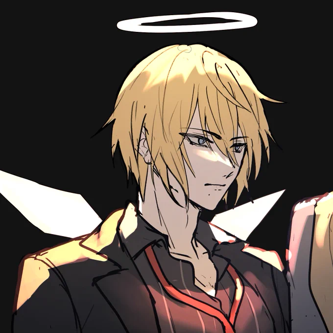 ikr???? besides maleskk/femskk, I have this little guy named Arnold Revandi. in the original world he was a 14 year old human, but in my other work I turned him into a 28 year old salaryman angel lol  oh he's also a Revenant in Code Vein