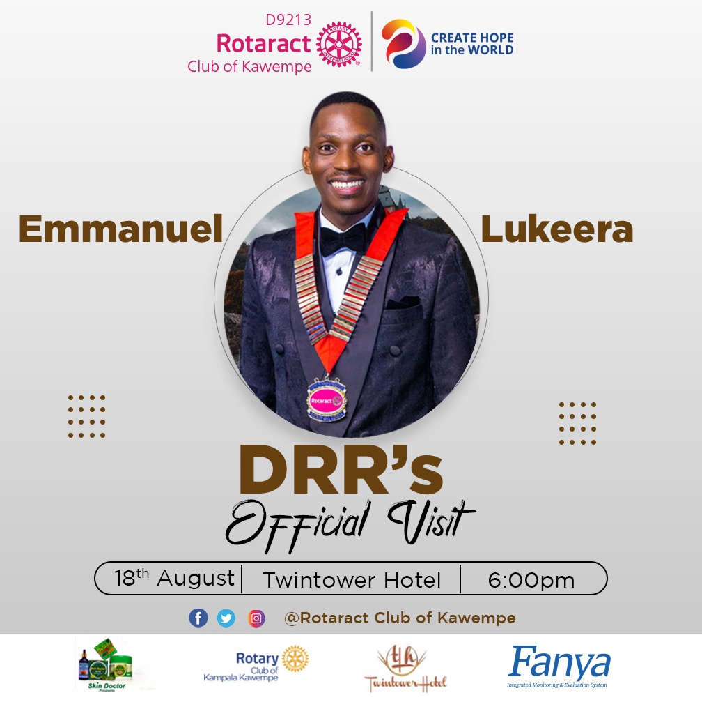 RctKawempe's tweet photo. Because your love and friendship have helped us become who we are today ,we joyful invite you to share our official DRR visit and induction this Friday , it definitely a special time . #VikingsCreatingHope #Rotaract #Rotary #CreateHopeToTheWorld https://t.co/qxfiaxVicJ