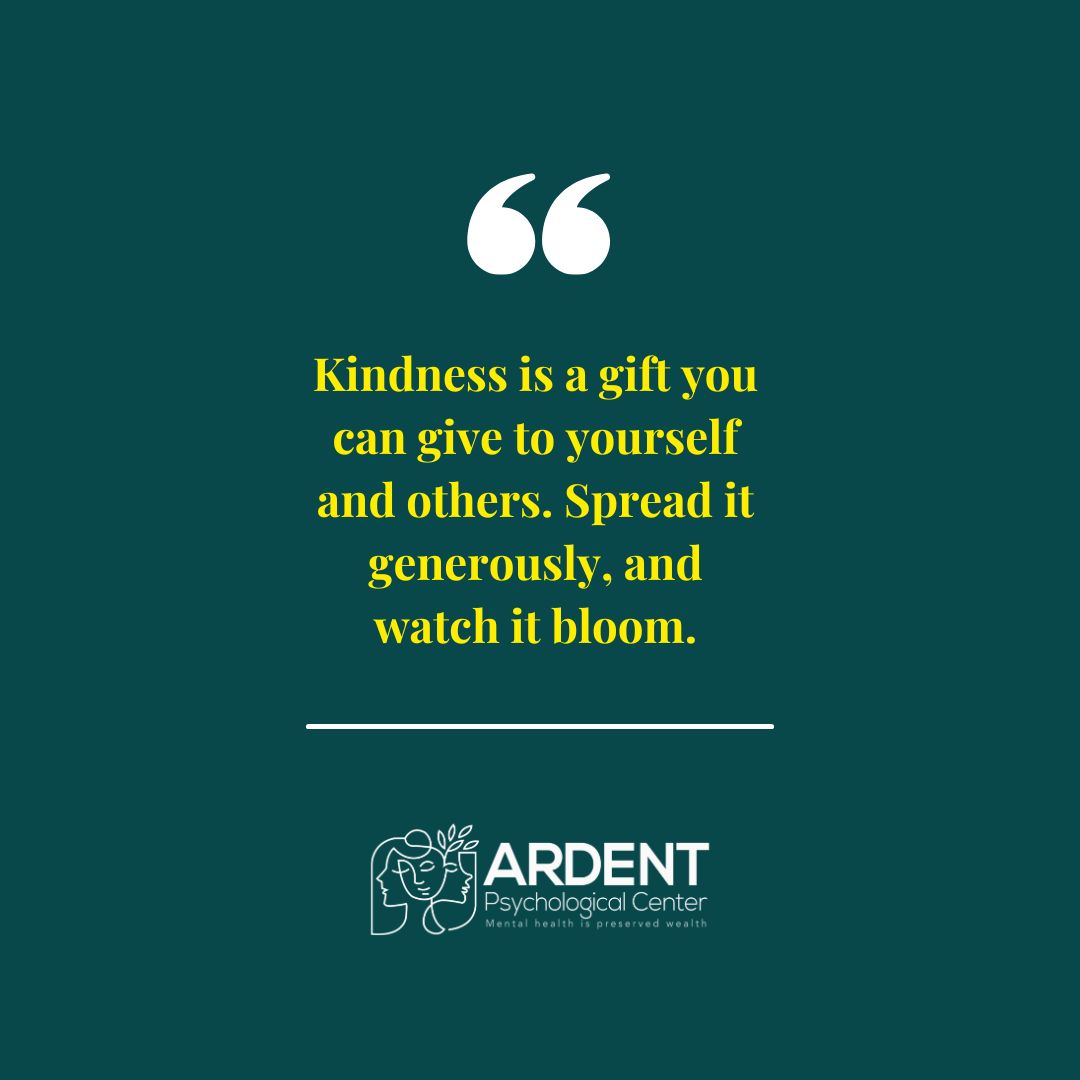 Spread kindness like confetti! Your words and actions have the power to brighten someone's day. 🌟 #MentalWellness #BeKind