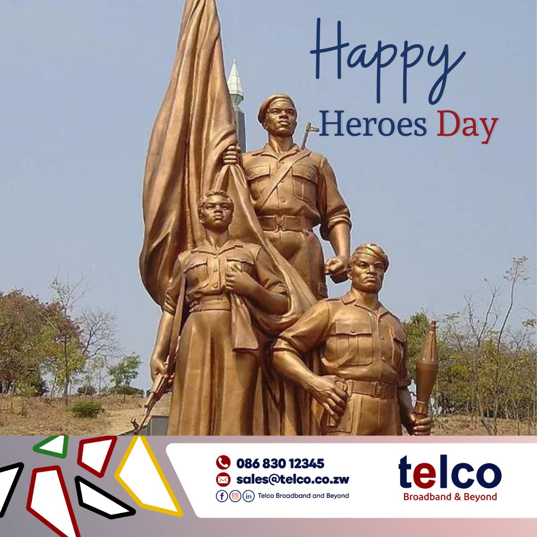 We appreciate the sacrifices made by our heroes.

#HeroesDay
#telcoBroadbandandBeyond
#Inspiredbyafrica