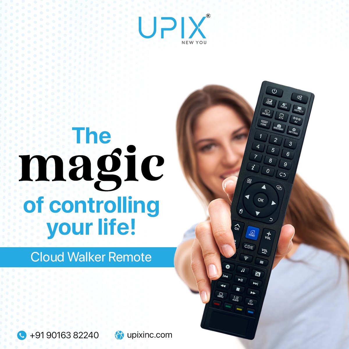 IncUpix's tweet image. Simplify Your Life: Embrace the Convenience of watching tv by controlling via remote.
.
#upixinc #RemoteControl #WirelessControl #MasterYourDevices #SmartHomeControl #SimplifyYourLife #RemotePower #SeamlessConnectivity #EffortlessAccess #smartliving #techaccessories #modernliving
