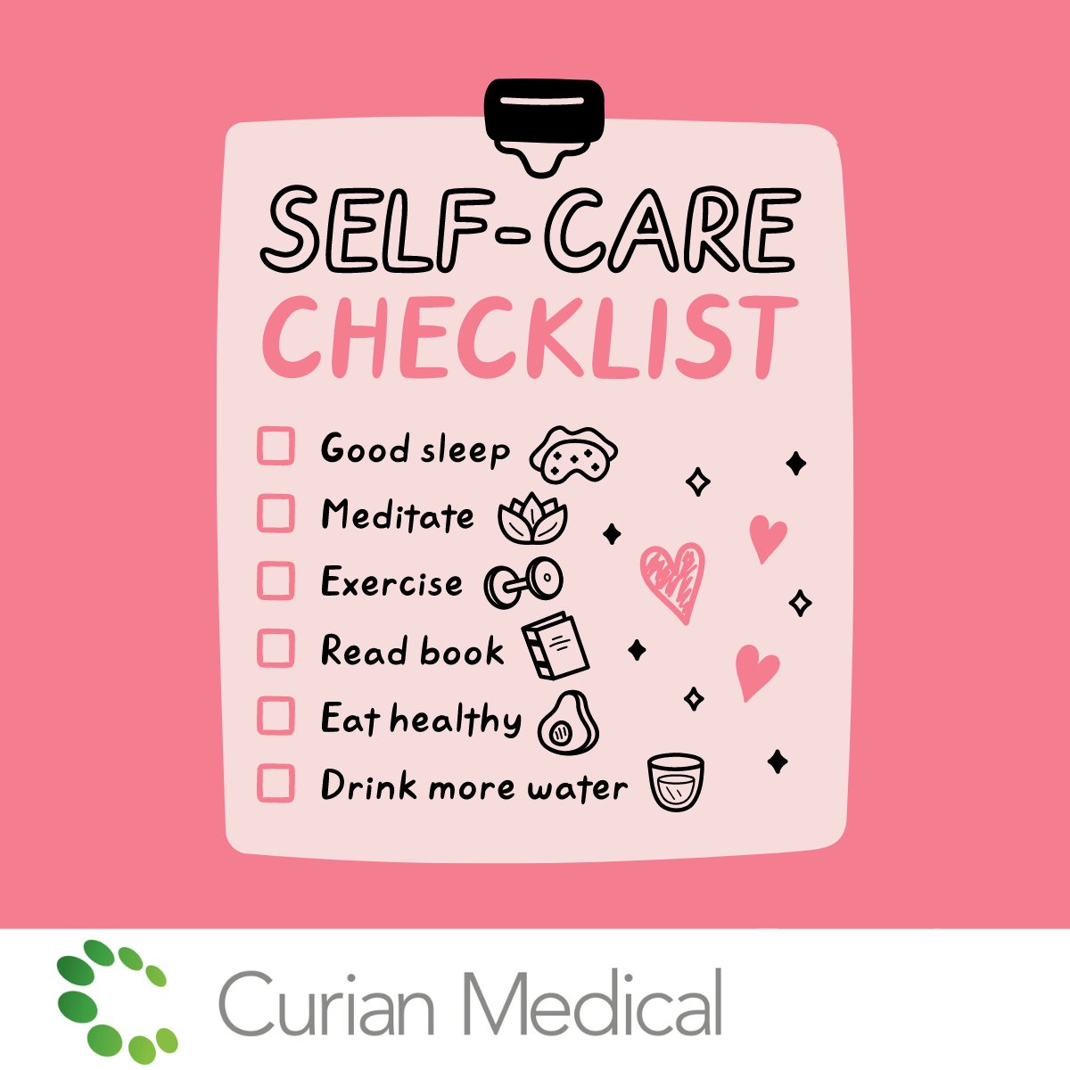 CurianMedical's tweet photo. In our ever-demanding lives, self-care has become more important than ever. It's not just a buzzword; it's a vital practice that allows us to prioritize our well-being and thrive amidst life's challenges. https://t.co/52ufLcMSCL