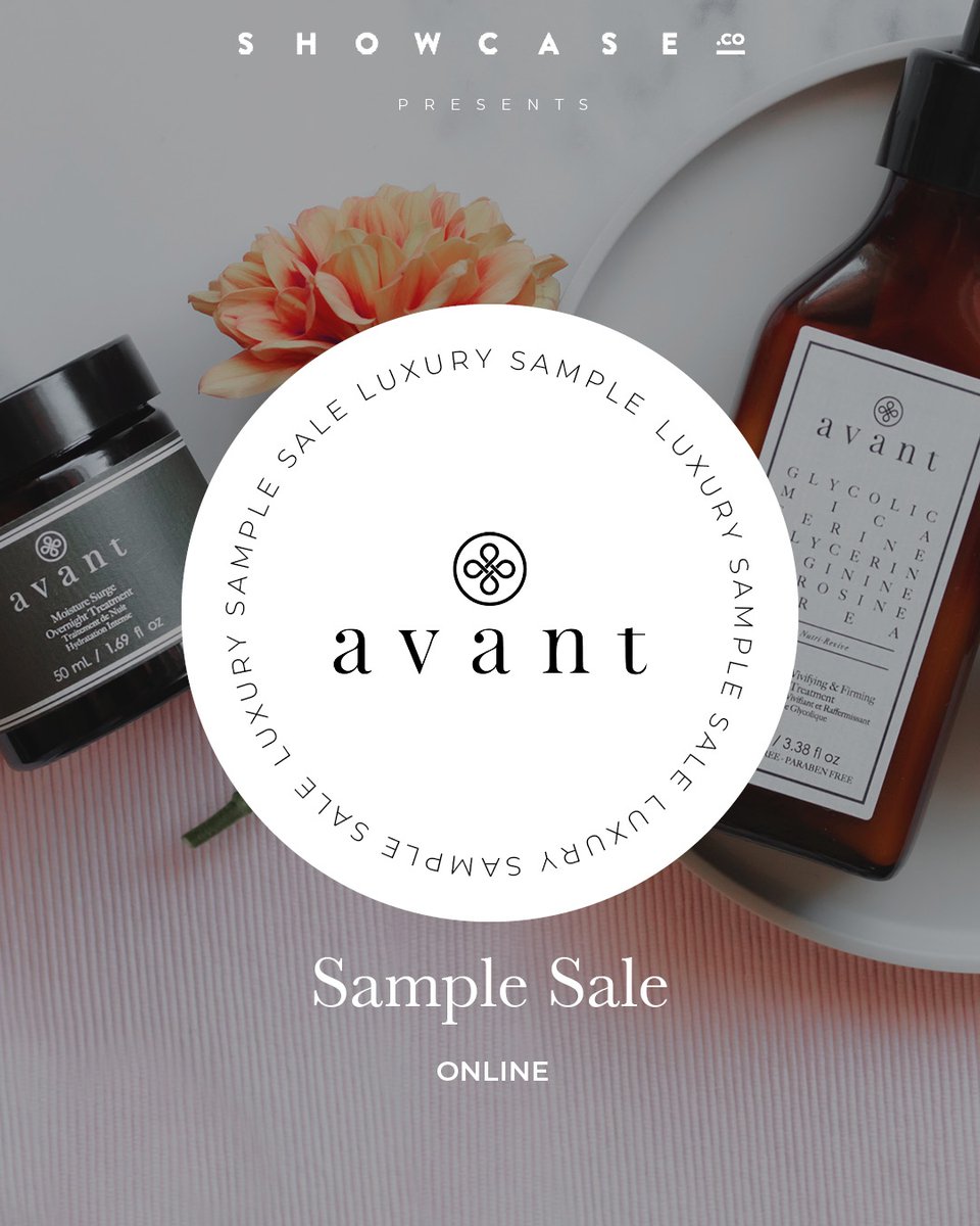 Coming up next | Avant Sample Sale⁠ | Showcase Online⁠
Enjoy exclusive savings on luxury skincare, makeup and supplements by Avant at the Showcase online store.
⁠
Thu, 24 Aug, 08:00 - Midnight ⁠ ⁠ ⁠
⁠
Book now: l8r.it/S7eR