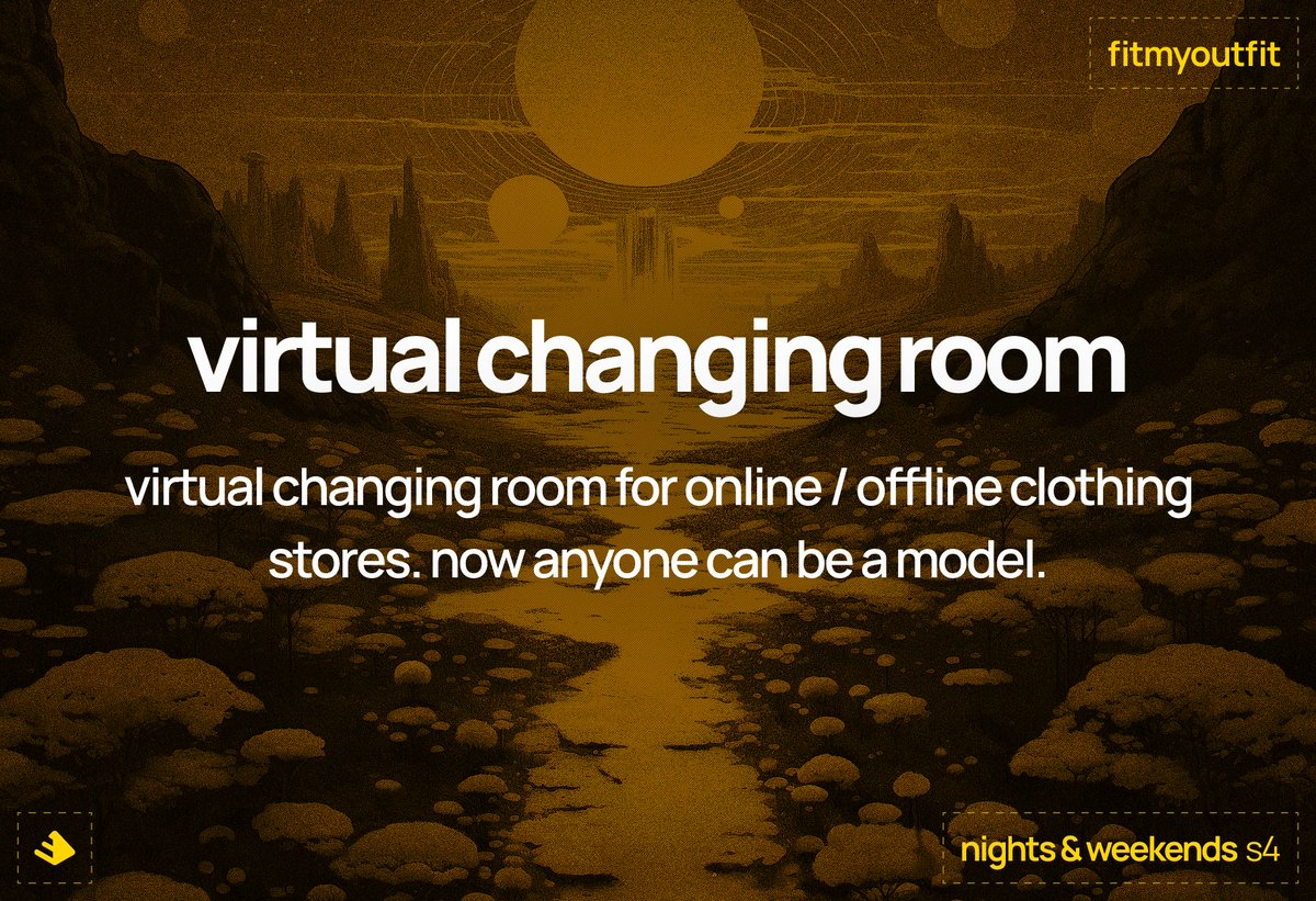 iamsharmanish's tweet photo. @_buildspace
Building virtual outfit changing room with stable-diffusion. with
@pranaysuyash https://t.co/efm390w22n