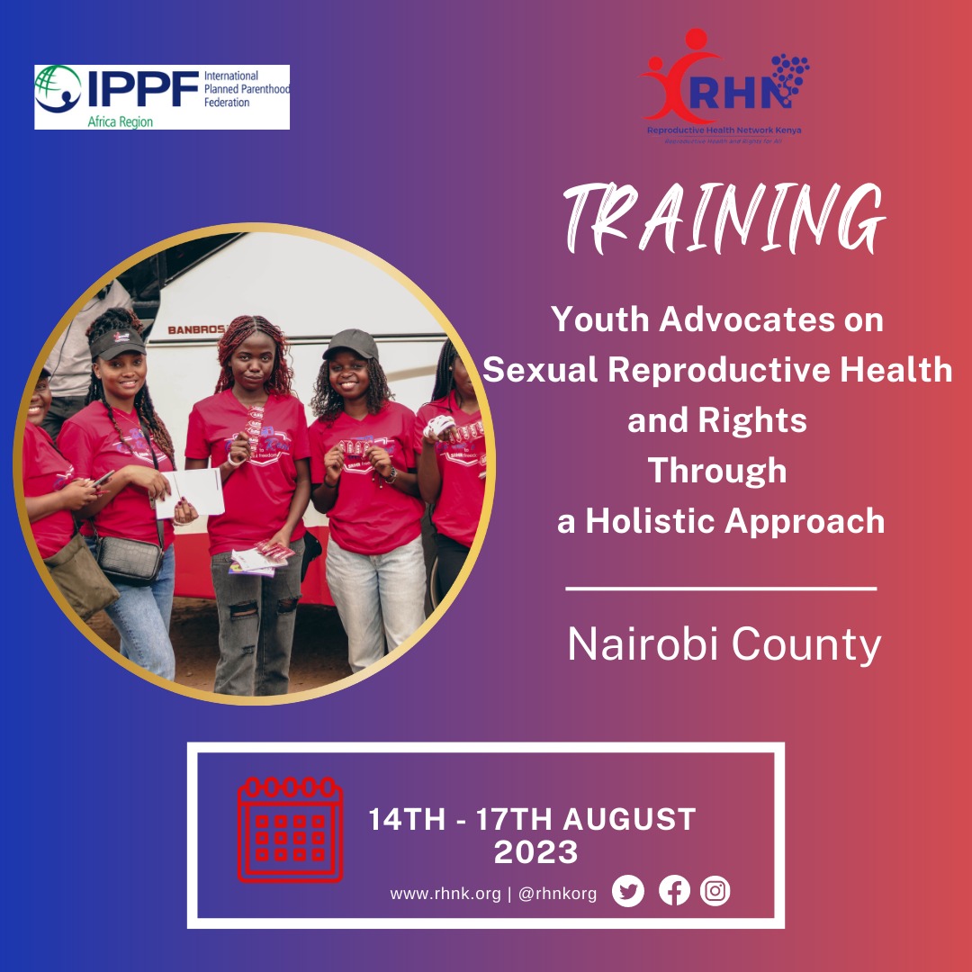 Voices of change need to be nurtured holistically!
This week, RHNK is conducting comprehensive SRHR training for youth advocates. We need more young people who can drive meaningful conversations and actions for an empowered youth community.
#RHNK