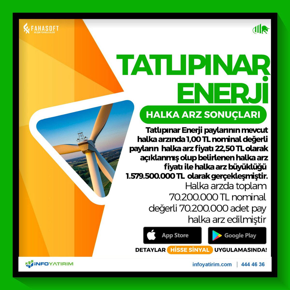 hissesinyalapp's tweet photo. Tatlıpınar Enerji Halka Arz Sonuçları!
https://t.co/wk33ugUjeJ
https://t.co/RWVmCOiFvt
#hissesinyal #fahasoftware #halkaarz #taten https://t.co/0hr2GbSccC