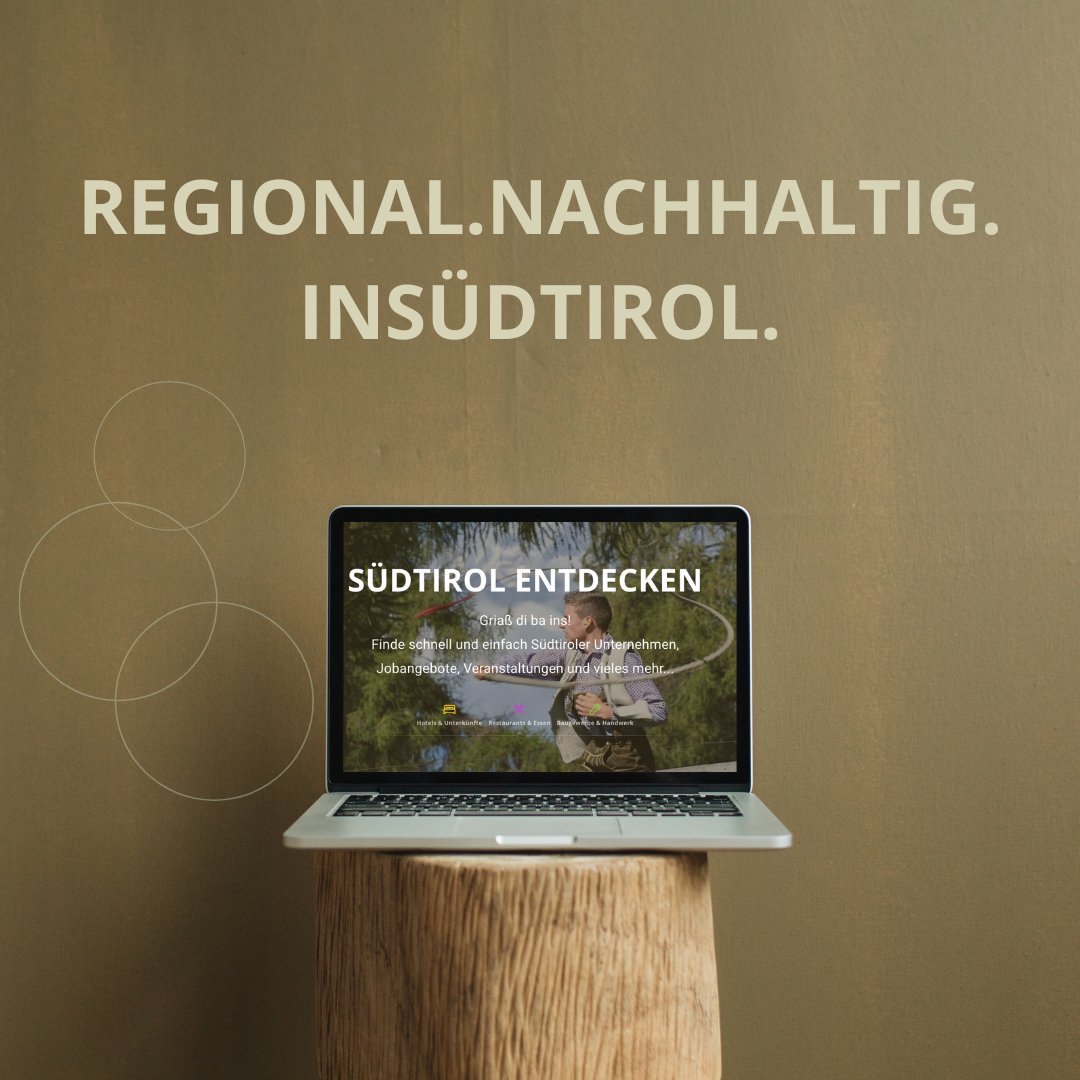 INsüdtirol - Deine Region, besser verbunden! 🌐🏔️ 

Entdecke Jobs, Unternehmen und Events in unserer Heimat auf einer Plattform! 📈💼🎉 

insuedtirol.info

#INsüdtirol #Verbunden #Jobs #Unternehmen #Events #EntdeckeDeineRegion