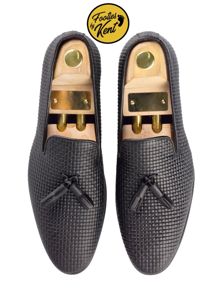 Black Woven Tassel Loafer 100% Genuine Leather Soft Napa Leather lining with leather on insoles make shoes more comfortable and breathable Price: ₦21,000