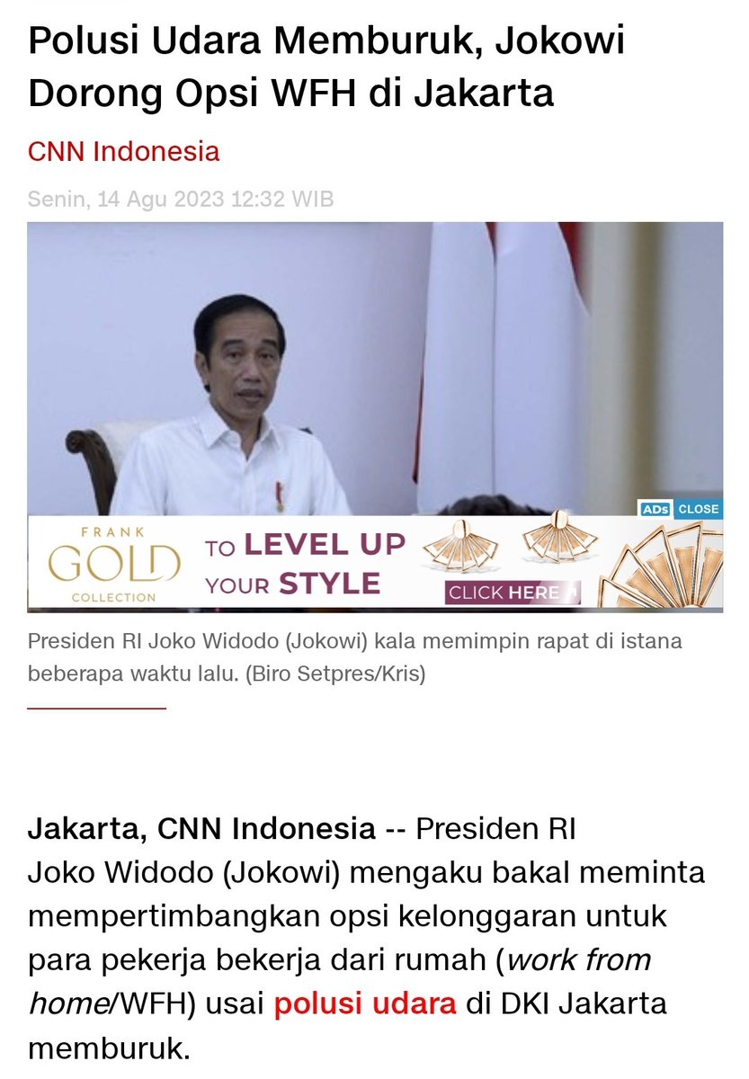 Jakarta kembali jalankan WFH? 
Yes or No ?