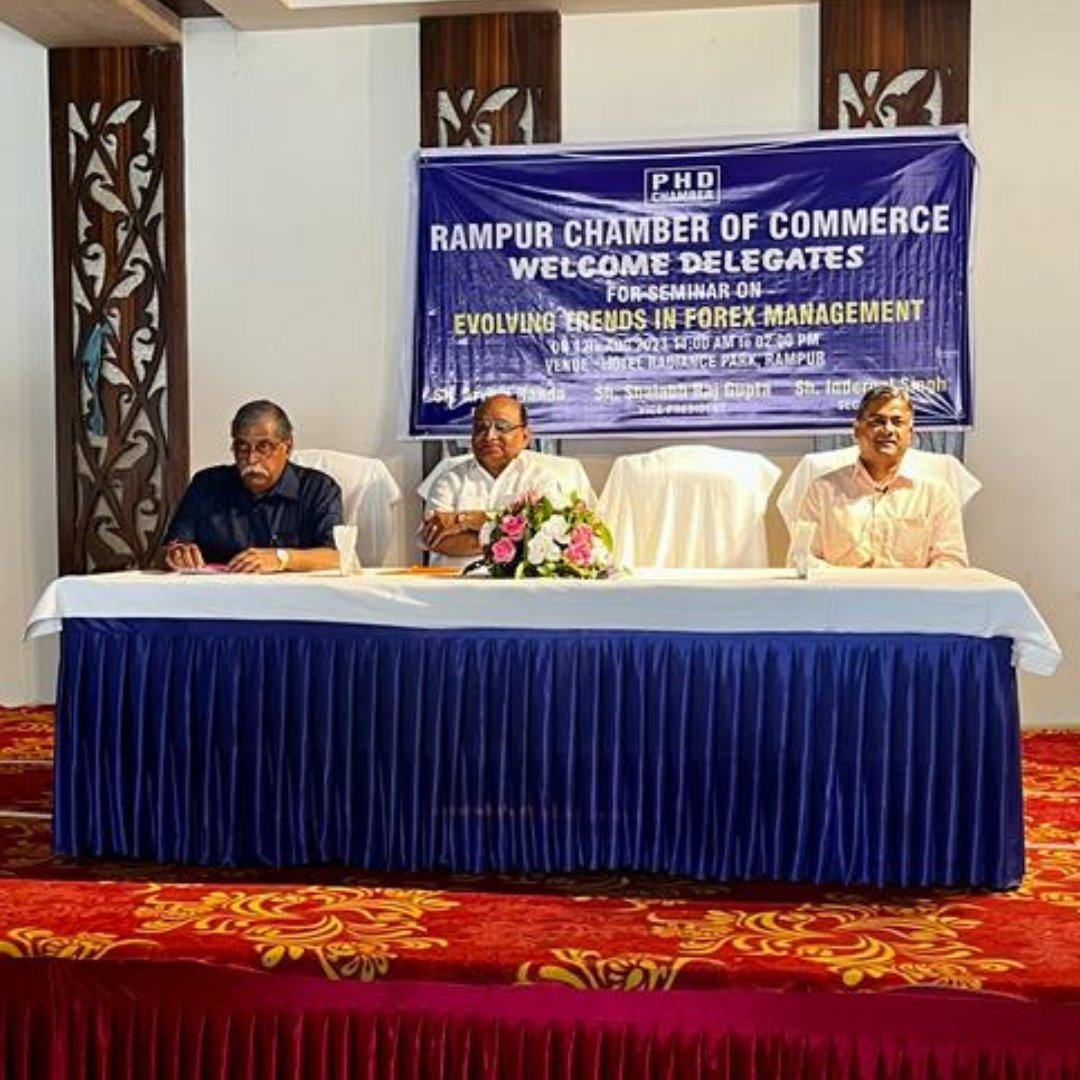 myforexeye's tweet photo. A captivating session led by Mr. Ritesh Victor, Country Head and Co-founder of Myforexeye exclusively for the members of #RampurChamber of Commerce. He touched upon the topics of forex risk and working capital management.
#RiteshVictor #MyForexEye #ForexRisk #CapitalManagement https://t.co/VQU9kapmYz