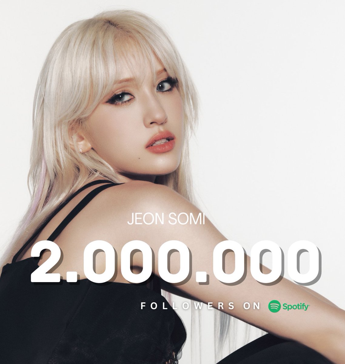 #JEONSOMI has now surpassed 2 Million Spotify Followers!

#전소미📷 #GAMEPLAN #FastForward