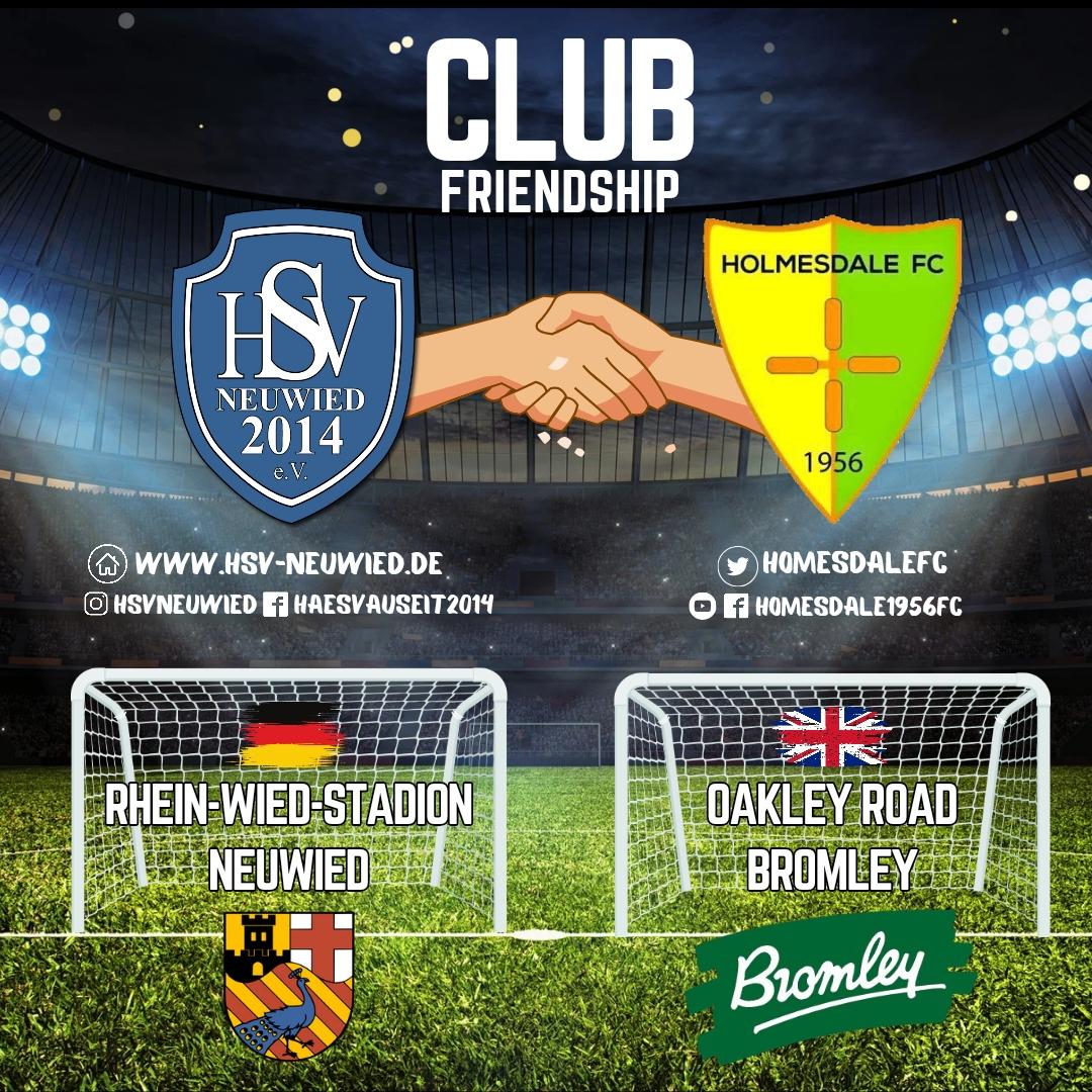 🏴󠁧󠁢󠁥󠁮󠁧󠁿Holmesdale 1956 FC &amp; HSV Neuwied 🇩🇪 - International Club Partnership Announced!

The towns we play in are twinned, why not the football clubs?

pitchero.com/clubs/holmesda…

💚💛🤍💙
