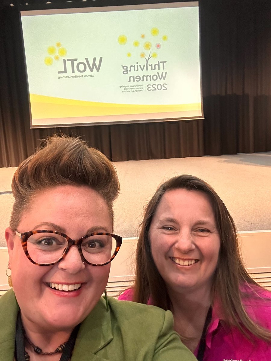 Kirby had a great time presenting at the Thriving Women 2023 Conference! 

#TW2023 #thrivingwomen #WoTL #womentogetherlearning #ruralwomen #womeninagriculture