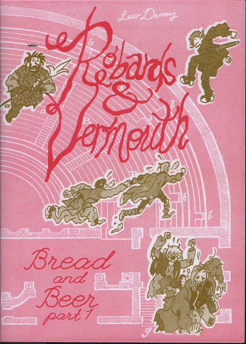 lew_demy's tweet photo. It’s herrrre! My latest comic Bread and Beer. A comic with my vampires Robards &amp; Vermouth. A limited run of riso comics! You can get it or a pdf version over at my website https://t.co/Vv2dAoVI0e or subscribe to my patreon https://t.co/VKPqEBKx9b for it and more https://t.co/ppuuYxCPH9