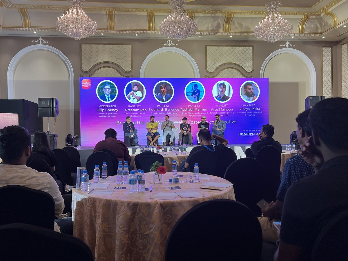 REDausen's tweet photo. Wrapping up #Web3ConfIndia in Goa filled with:

insights from @satz_tr, @rushabh96975767 and other superb speakers

connections with @Avkr1211 @_naikshreyas @Harshsanklesha @apoorav_vyas @0xHashir @tusharlog 

 and endless possibilities with #XDCNetwork @XinFin_Official https://t.co/SIo2nqsAKf