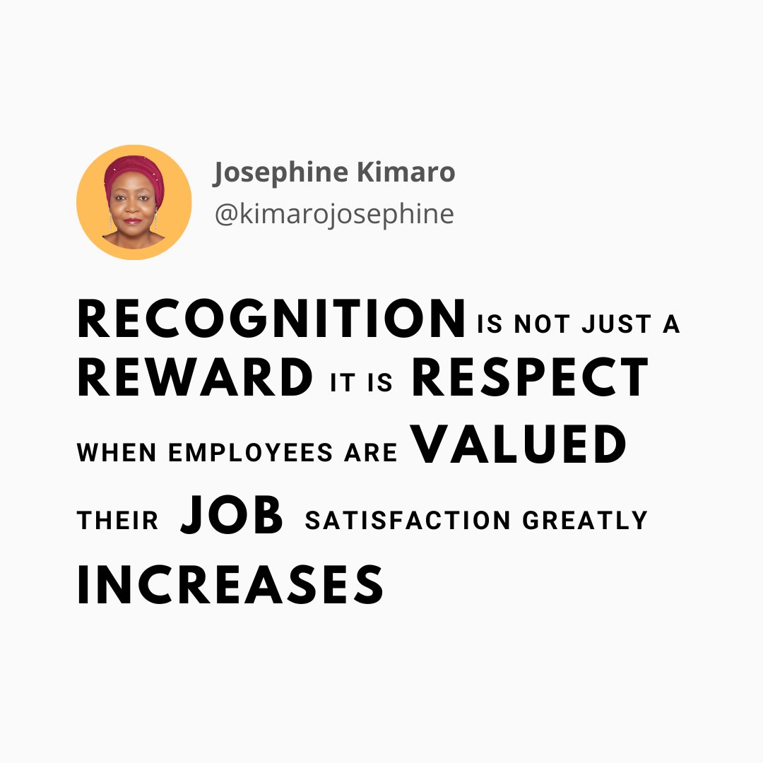 Recognition isn't just a pat on the back – it's the fuel that powers employee satisfaction. Embrace the magic of recognition to cultivate a happier, more engaged workforce! #EmployeeSatisfaction #RecognitionMatters #OGdevelopment