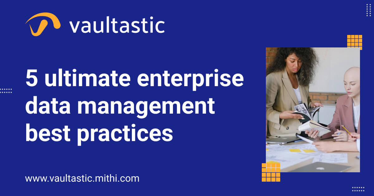 connect2mithi's tweet photo. Adopt Enterprise Data Management best practices to stay ahead of the curve.

Our experts wrote a piece on five best practices to help you manage the ever-growing volume of data.

https://t.co/gs1OSYW0gy

#dataquality #datamanagement #enterprisedatamanagement #Vaultastic #mithi https://t.co/3Zp8TwEjU4