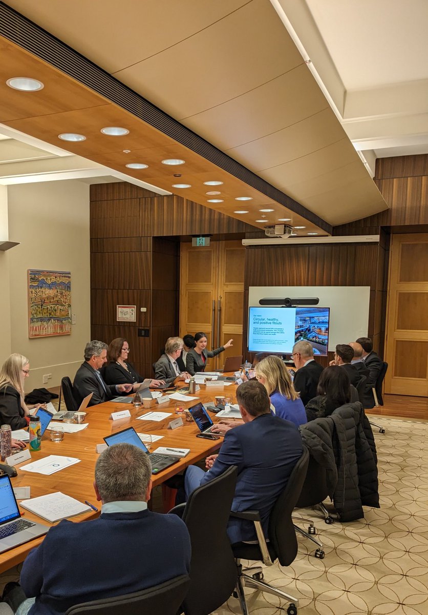 Here’s a photo from the third meeting of our Circular Economy Ministerial Advisory Group today. We looked at how our transition to a circular economy will help us reach net zero.

45% of our greenhouse gas emissions come from the way we make and use things like our clothes, cars