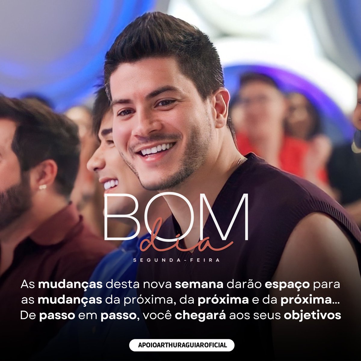 ApoioAA's tweet photo. • Bom dia Segunda ✨

Que seja essa nova semana seja repleta de fé, boas notícias, sorrisos, produtividade e amor! Que você não se desanime e nem se abale com nada que fugir do seu controle, afinal, tudo está nos planos de Deus. Confie 🤍 https://t.co/rHgXgGVU4O