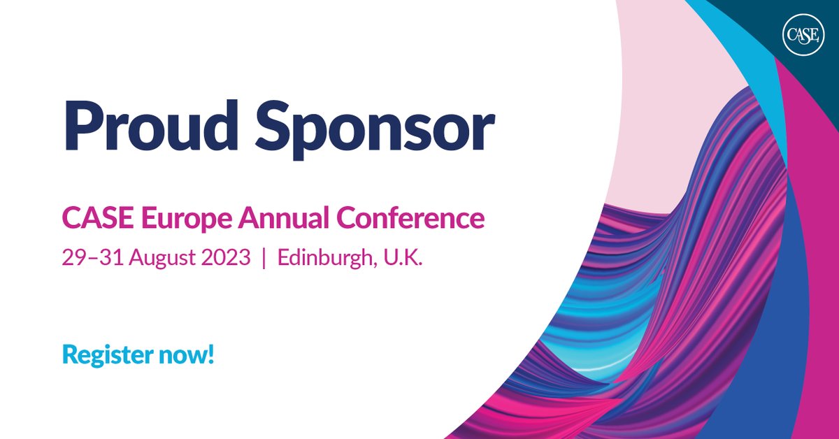 Not long now until the @CASE_Europe Annual #Conference 2023! Register now and come pay us a visit in #Edinburgh! case.org/conferences-tr… #CEAC23