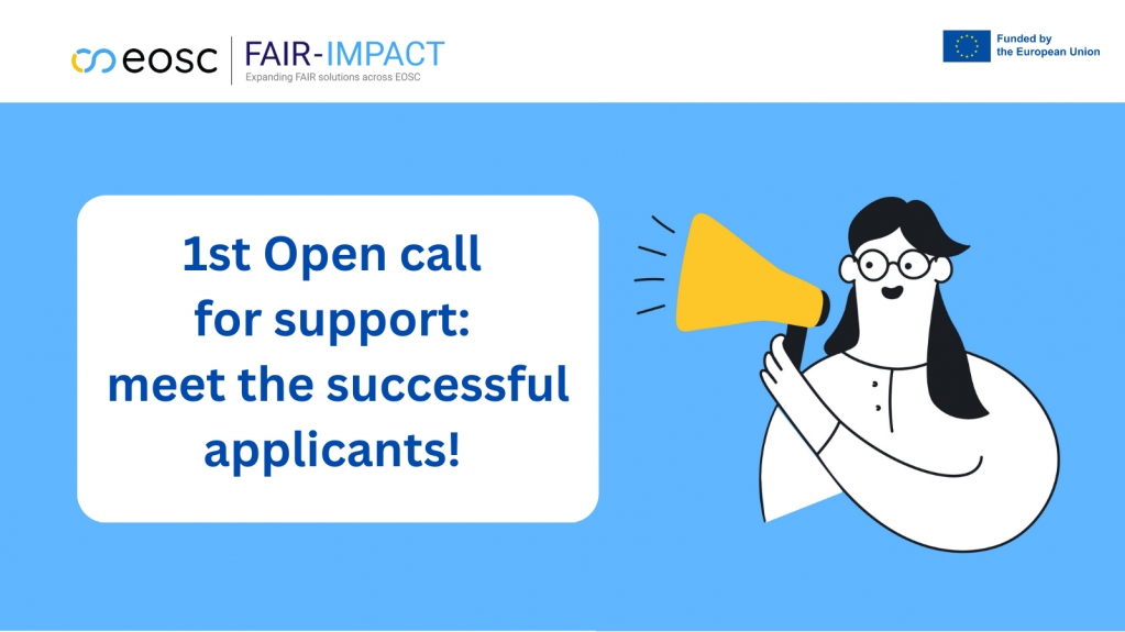 fairimpact_eu's tweet photo. We announced the 31 successful applicants of #FAIRIMPACT OpenCalls who will receive💶& advisory to become #FAIRdata compliant! You can be one of them for the next #opencall, opening now this August! Stay tuned & subscribe our newsletter to be informed😉 https://t.co/sZ6qe0HTYo https://t.co/qjTmQuNRhN