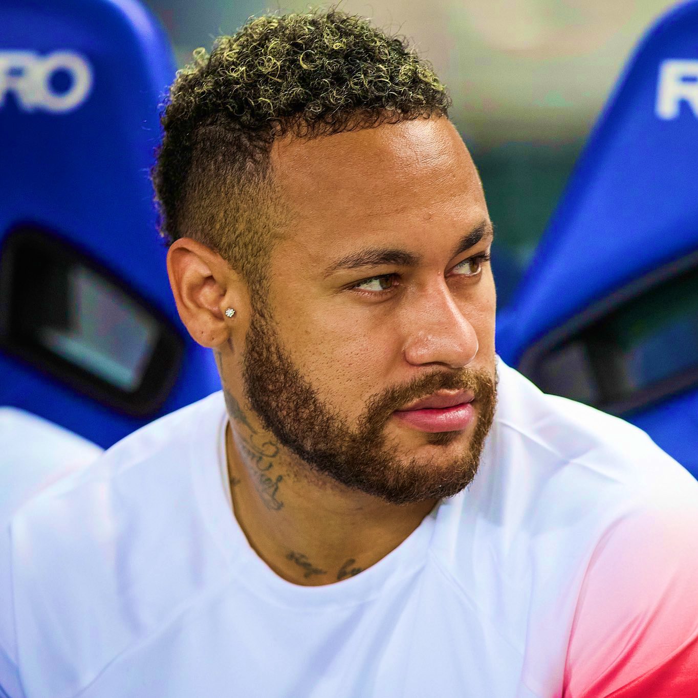 Portrait of Neymar Jr before the Champions League 2023 Round of 16 match  between PSG and
