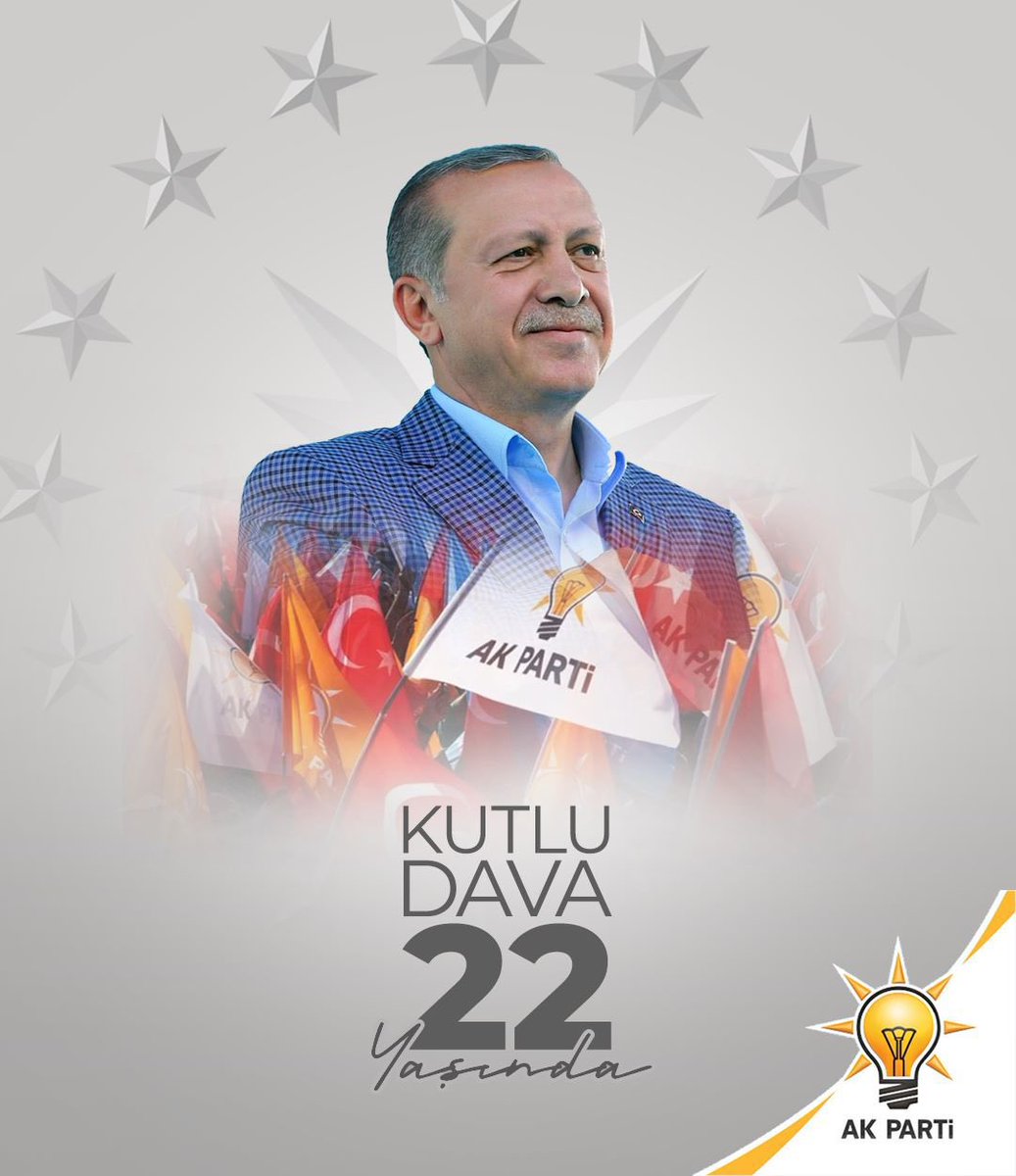 14 Ağustos 2001 ‘de başlayan millete hizmete adanmış partimiz  22 Yaşında, bu kutlu davada Cumhurbaşkanımız Sayın Recep Tayyip Erdoğan ile yol yürümekten büyük onur ve gurur duyuyorum.