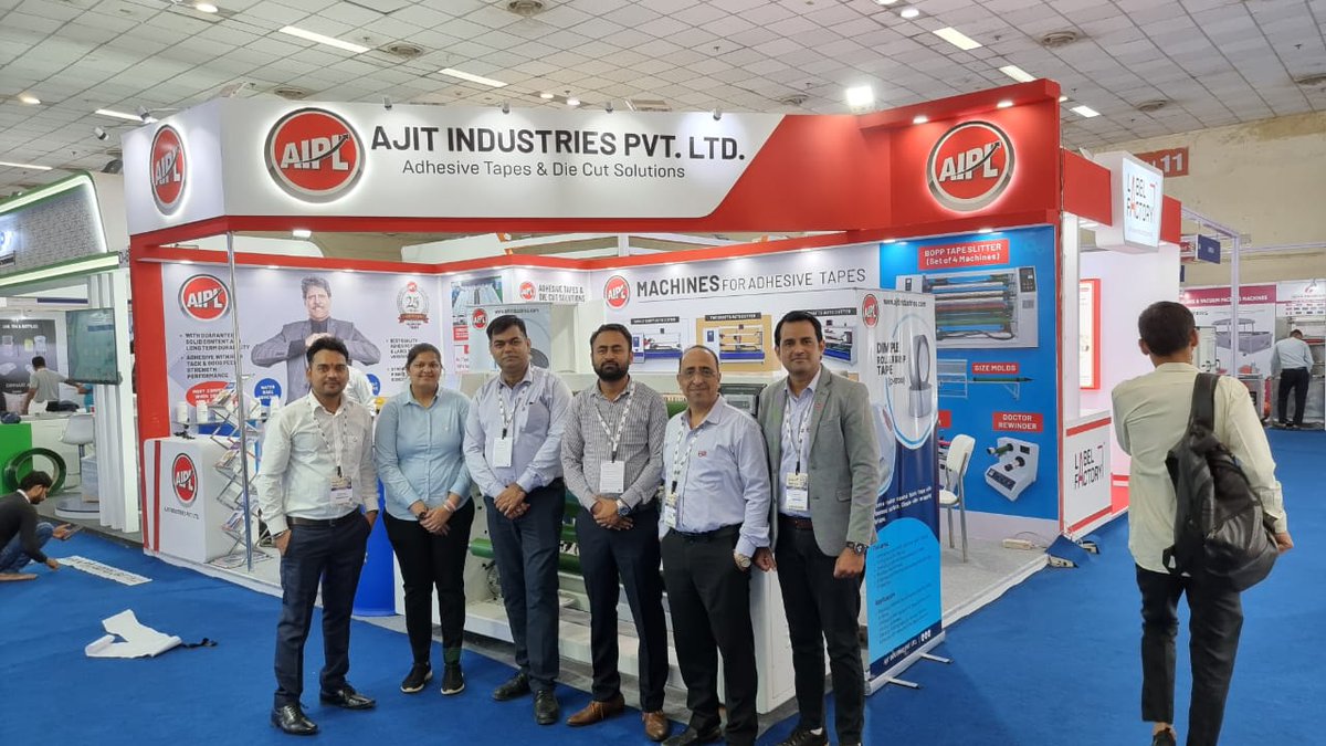 aiplindustries's tweet image. A glimpse of our stall at, 𝐏𝐀𝐂𝐊 𝐏𝐋𝐔𝐒 𝐄𝐗𝐏𝐎, 𝐏𝐫𝐚𝐠𝐚𝐭𝐢 𝐌𝐚𝐢𝐝𝐚𝐧, 𝐍𝐞𝐰 𝐃𝐞𝐥𝐡𝐢, 𝐈𝐍𝐃𝐈𝐀
𝐇𝐚𝐥𝐥 𝐍𝐨.- 𝟵
𝐒𝐭𝐚𝐧𝐝 𝐍𝐨.- 𝗔𝟮𝟳

#AIPL #AjitIndustries #Packplus #tapes #exhibition #glimpse #success