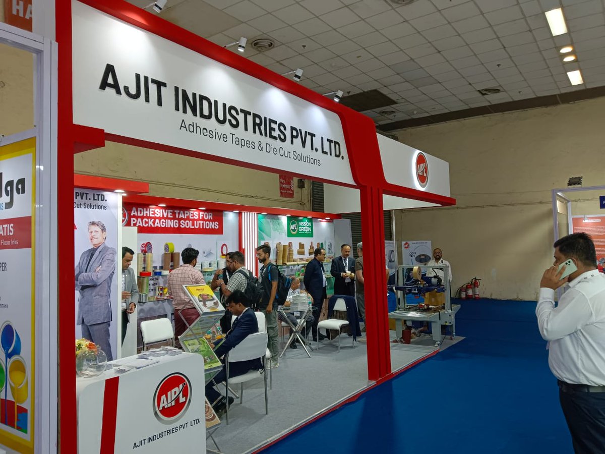 aiplindustries's tweet image. A glimpse of our stall at, 𝐏𝐀𝐂𝐊 𝐏𝐋𝐔𝐒 𝐄𝐗𝐏𝐎, 𝐏𝐫𝐚𝐠𝐚𝐭𝐢 𝐌𝐚𝐢𝐝𝐚𝐧, 𝐍𝐞𝐰 𝐃𝐞𝐥𝐡𝐢, 𝐈𝐍𝐃𝐈𝐀
𝐇𝐚𝐥𝐥 𝐍𝐨.- 𝟵
𝐒𝐭𝐚𝐧𝐝 𝐍𝐨.- 𝗔𝟮𝟳

#AIPL #AjitIndustries #Packplus #tapes #exhibition #glimpse #success