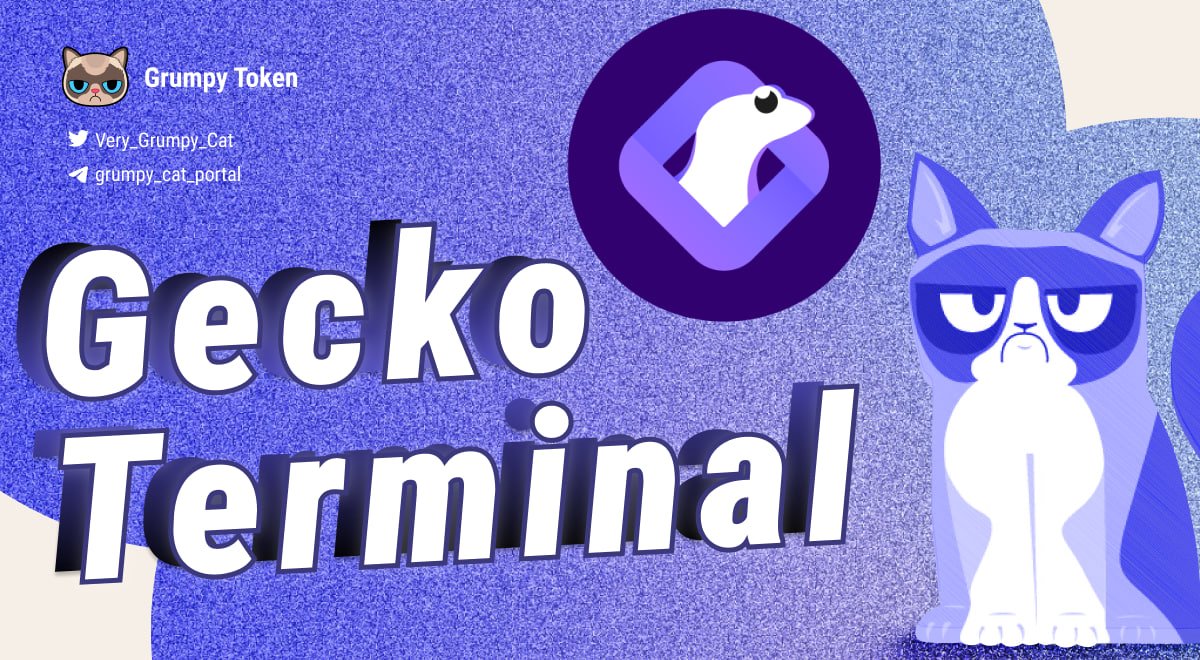 Very_Grumpy_Cat's tweet photo. 🦎 $GRUM can be tracked in GeckoTerminal! 🦎

If you suddenly didn't know, our token has a lot of sites for tracking the chart and price! 

🦎 Grumpy Cat Token on GeckoTerminal: https://t.co/y9e9VOuBTz https://t.co/x5LLFPeODc