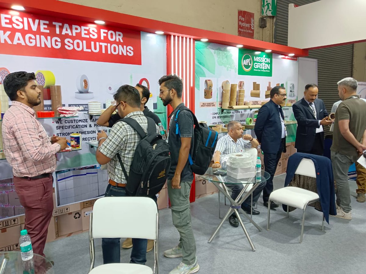 aiplindustries's tweet image. A glimpse of our stall at, 𝐏𝐀𝐂𝐊 𝐏𝐋𝐔𝐒 𝐄𝐗𝐏𝐎, 𝐏𝐫𝐚𝐠𝐚𝐭𝐢 𝐌𝐚𝐢𝐝𝐚𝐧, 𝐍𝐞𝐰 𝐃𝐞𝐥𝐡𝐢, 𝐈𝐍𝐃𝐈𝐀
𝐇𝐚𝐥𝐥 𝐍𝐨.- 𝟵
𝐒𝐭𝐚𝐧𝐝 𝐍𝐨.- 𝗔𝟮𝟳

#AIPL #AjitIndustries #Packplus #tapes #exhibition #glimpse #success