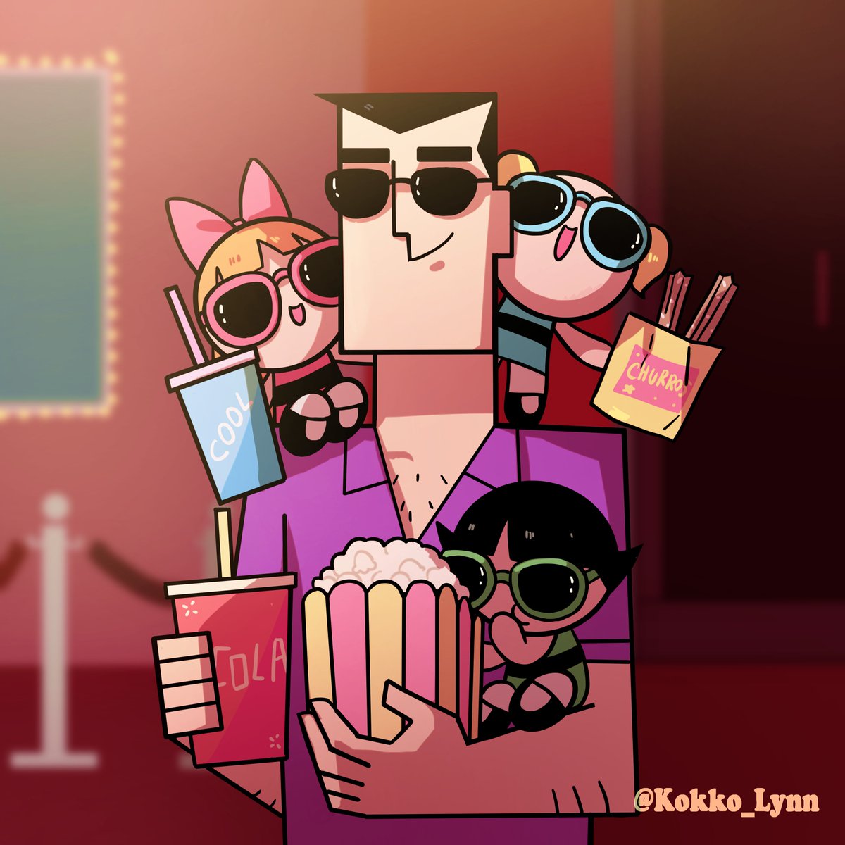 kokko_lynn's tweet photo. #カートゥーンネットワーク #パワーパフガールズ　#PPG #powerpuffgirls #cartoonnetwork #utonium https://t.co/CDPm6vnDJA