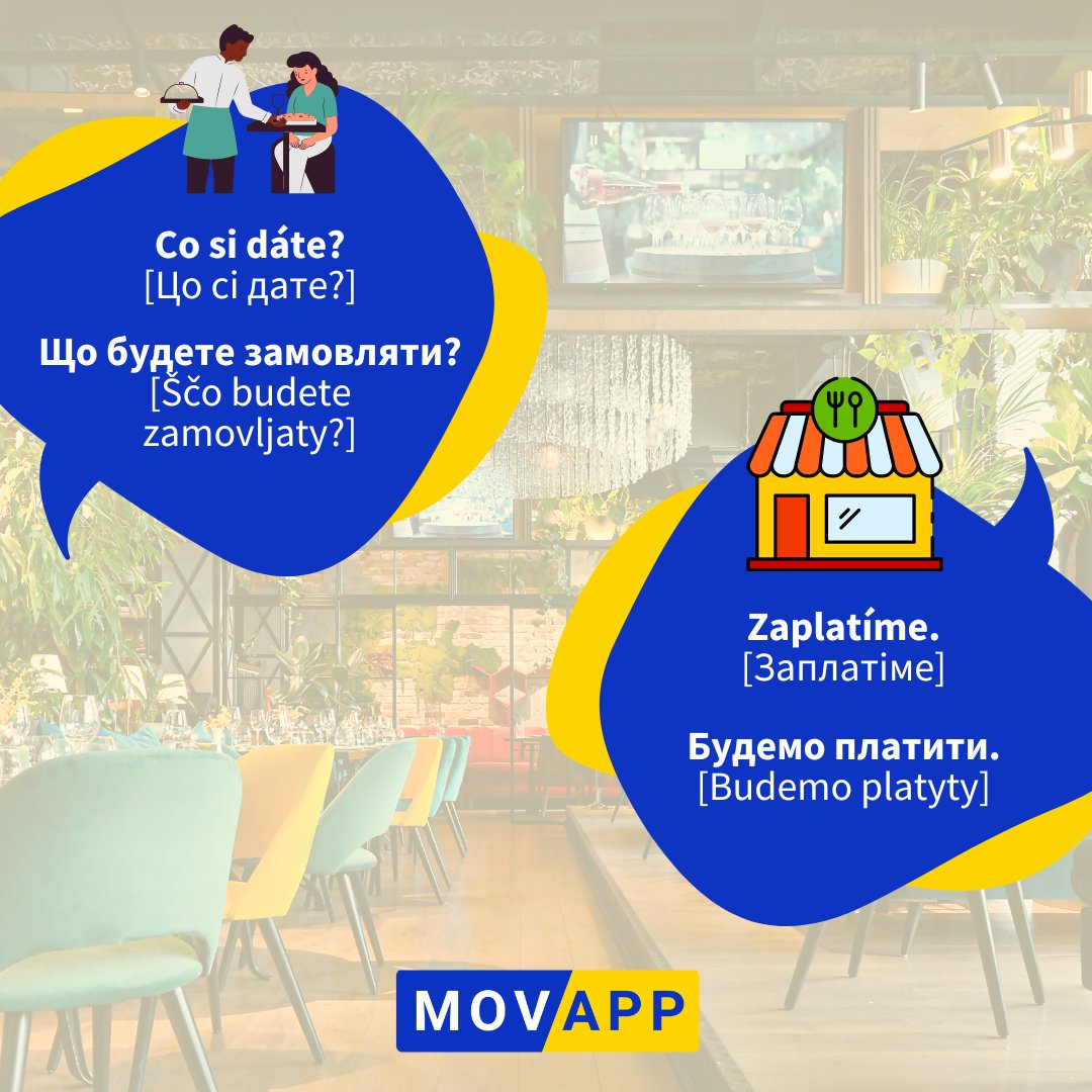 movappcz's tweet photo. 🇨🇿 Co si obvykle dáte v restauraci?
🇺🇦Що зазвичай замовляєте у ресторані?🥘 https://t.co/hVJ0SdSXRH