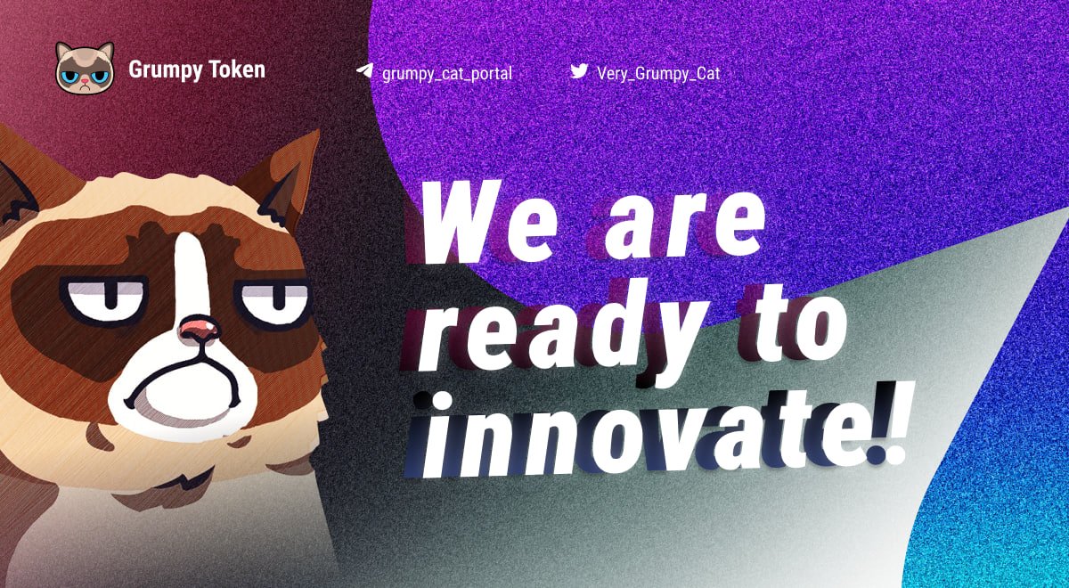 Very_Grumpy_Cat's tweet photo. ❗️ We are ready to innovate! 🔠

Your opinion is our most valuable currency. Let's make Grumpy Cat Token even better! Tell us, what features or innovations would you like to see in our token? Together we can make our cryptocurrency ecosystem more amazing. https://t.co/ooPmAQGhpZ