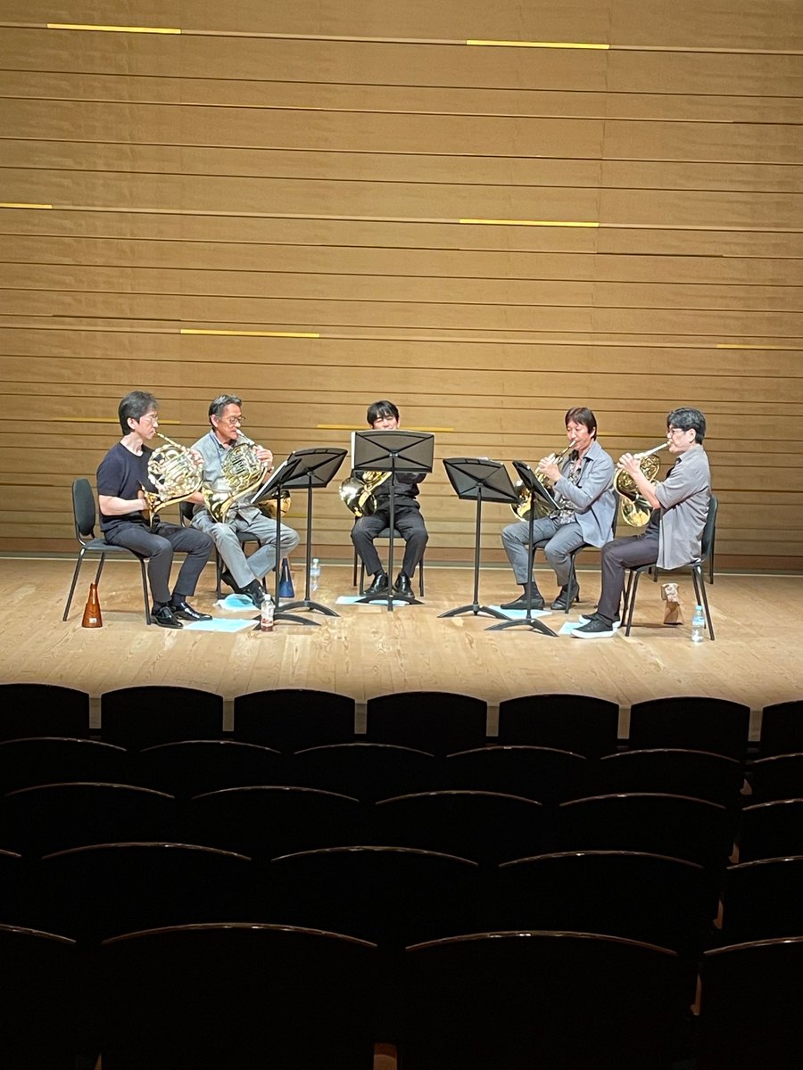 JAPANHORN's tweet photo. ゲネプロ、始まっています♪
当日券まだあります！
宜しくお願い致します😊

#ホルン　#演奏会
#JHQ https://t.co/R3jdAls5iV