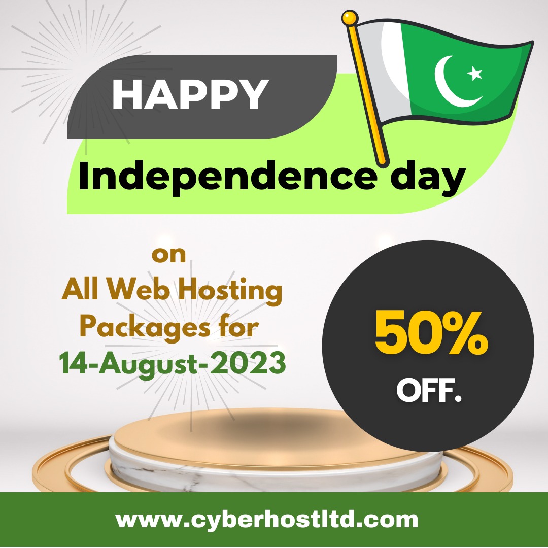 CyberHosts's tweet photo. π Happy Independence Day! π΅π°
Celebrate freedom with a blazing 50% OFF on all our web hosting packages today. πβ¨
Don't miss this star-spangled deal to launch your online journey. Hurry, the fireworks won't last forever! π₯π #IndependenceDaySale #WebHostingDiscount #sale https://t.co/iCSouSRGhD