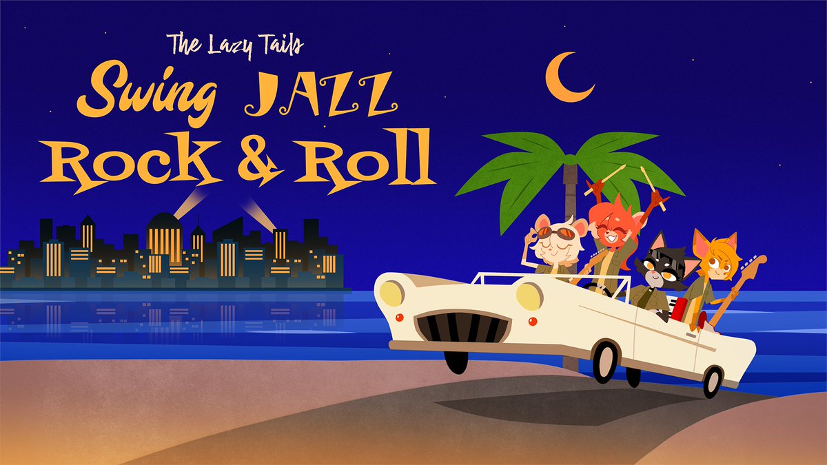 Kenny 🎸 (@kennyoungx) on Twitter photo Just finished this artwork for my band <a href="/thelazytails/">The Lazy Tails</a>'s new single Swing Jazz Rock & Roll, song is done, video is on the way and I can't wait to show you all what I've been cooking, stay tuned ! Just finished this artwork for my band <a href="/thelazytails/">The Lazy Tails</a>'s new single Swing Jazz Rock & Roll, song is done, video is on the way and I can't wait to show you all what I've been cooking, stay tuned !