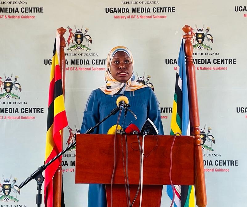 UgandaMediaCent's tweet photo. Happening Now: Dr. @azawedde the Permanent Secretary for the Ministry of @MoICT_Ug is addressing a press conference on the Digital Transformation Roadmap #DigitizingUg https://t.co/kVbWi4pFpk