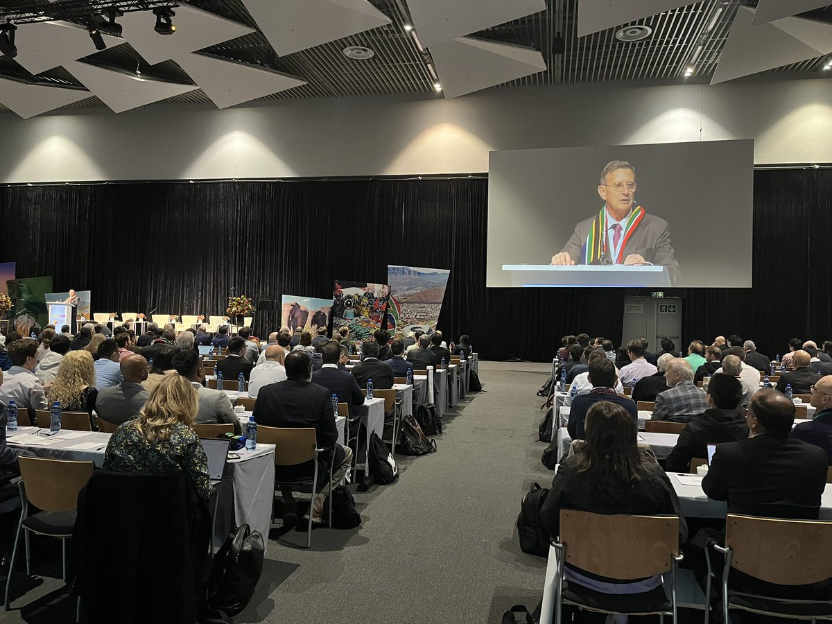 SAIMechE's tweet image. Prof Josua Meyer officially opened the IHTC17 at the CTICC. The UCT Choir welcomed delegates with an amazing performance.