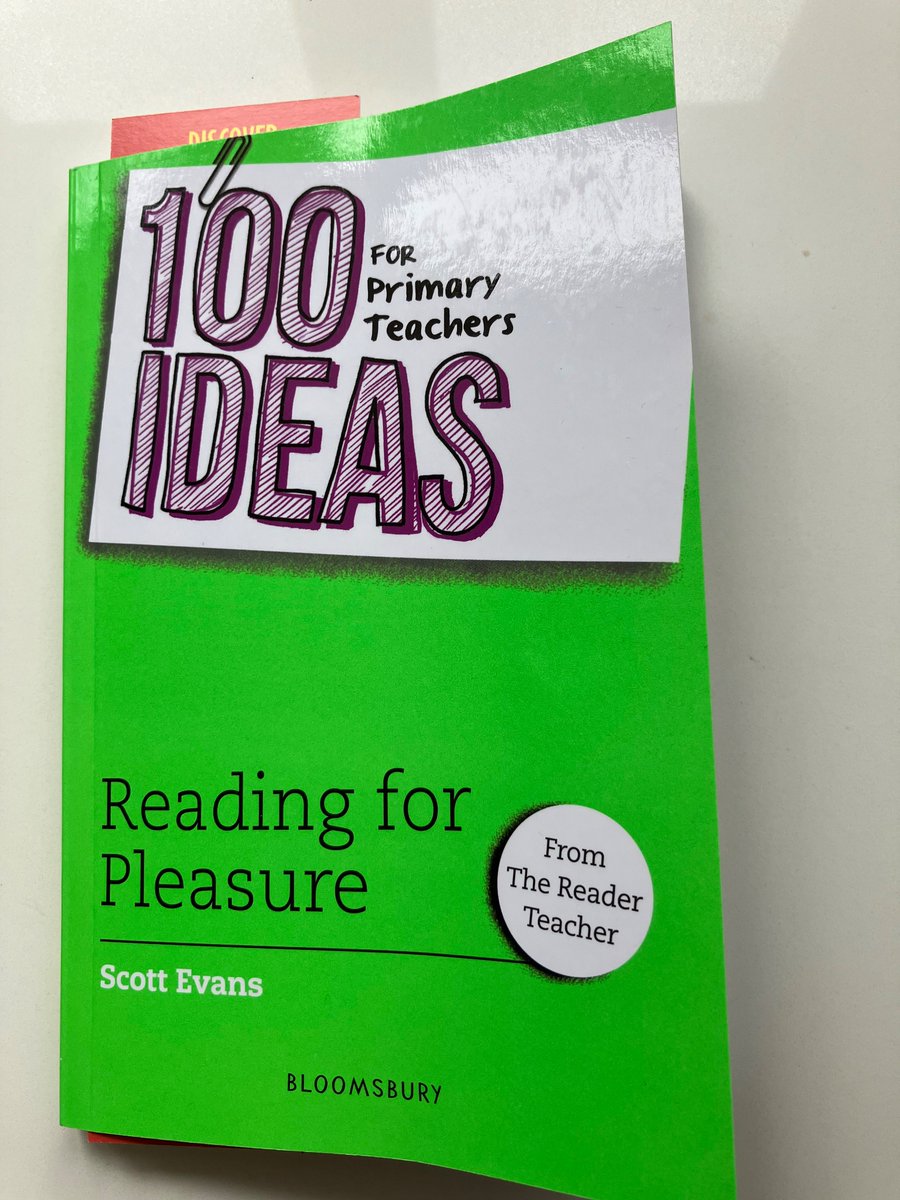 Essential holiday reading before starting new role as a school librarian. Thanks <a href="/MrEPrimary/">Scott Evans | The Reader Teacher®</a> #readingforpleasure #100ideas