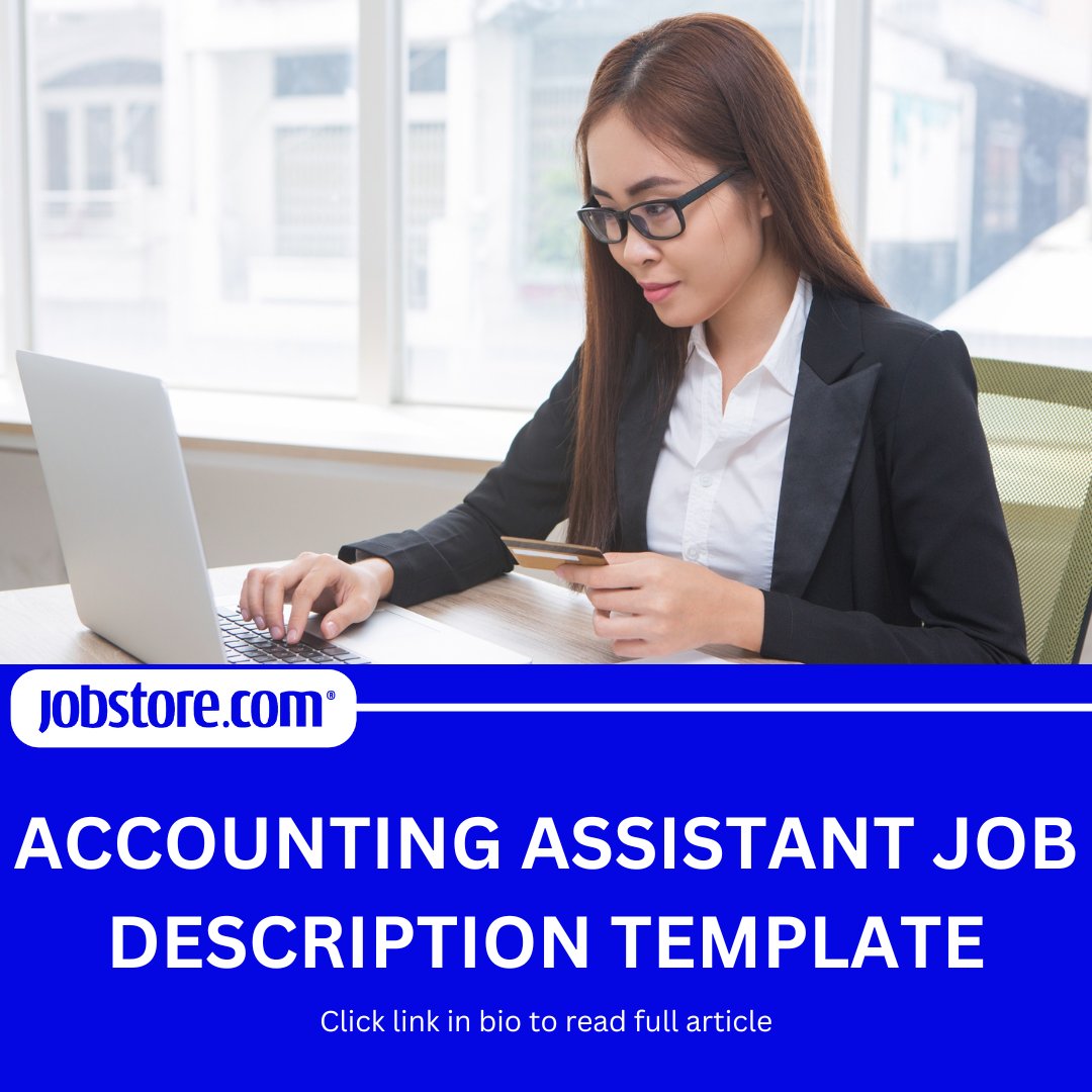 Recruiting an Accounting Assistant? Use this job description template. This customizable template includes all tasks and responsibilities needed.

Read full article: rb.gy/o862l

#accountingassistant #accountingjobs #assistantjobs #hiring #jobdescription #JobTemplate