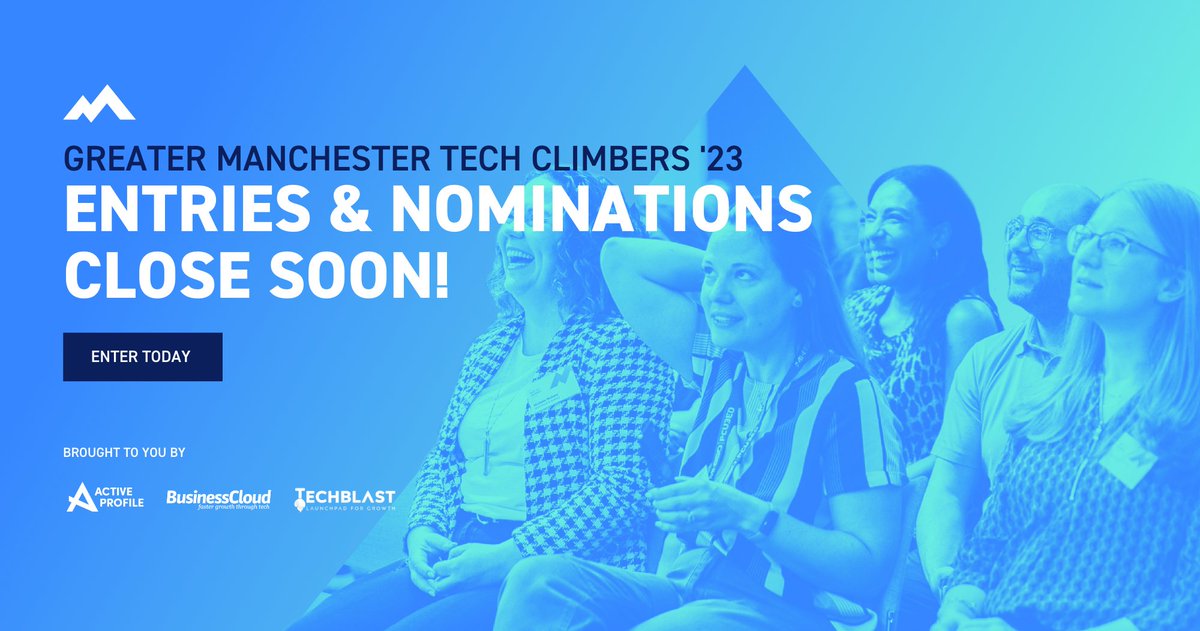 Entries for a place on our regional list of trailblazing tech businesses close this week! 🚀

The list will highlight the best start-ups and scale-ups across Greater Manchester, raising their profile. 

Don't miss out, take 10 minutes to enter today⬇️
hubs.ly/Q01-Wqvv0
