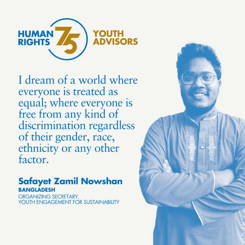 UNHumanRights's tweet photo. From climate action, to LGBTIQ+ rights, to youth empowerment &amp; beyond...

Our #HumanRights75 Youth Advisory Group is addressing pressing #humanrights issues &amp; paving the way for a better future for all!

Learn more about them &amp; the causes they are fighting for.

#YouthLead