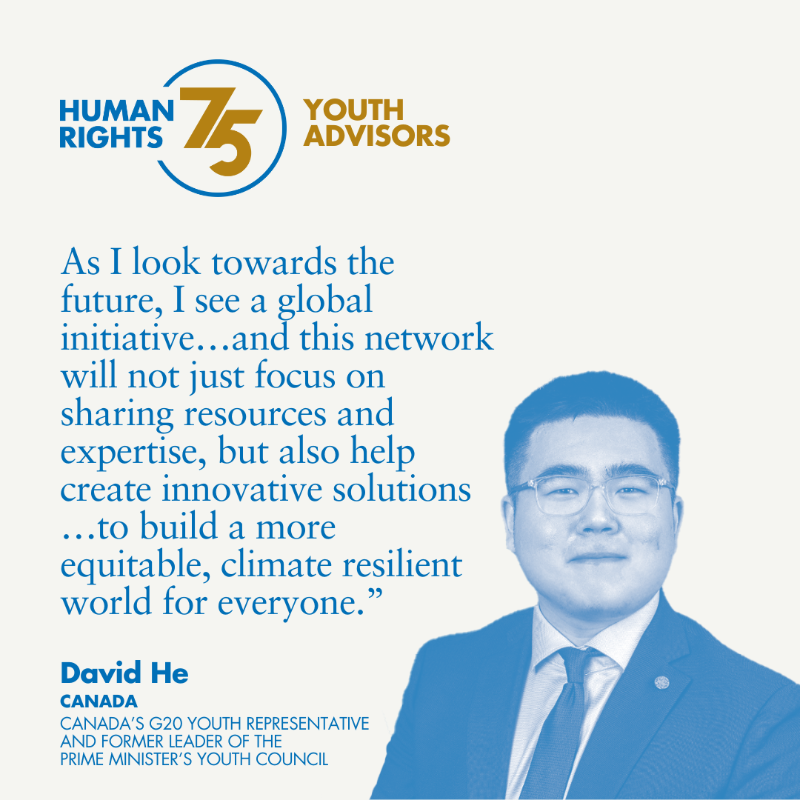 UNHumanRights's tweet photo. From climate action, to LGBTIQ+ rights, to youth empowerment &amp; beyond...

Our #HumanRights75 Youth Advisory Group is addressing pressing #humanrights issues &amp; paving the way for a better future for all!

Learn more about them &amp; the causes they are fighting for.

#YouthLead